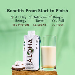 Coconut Protein Drinks - 4-Pack